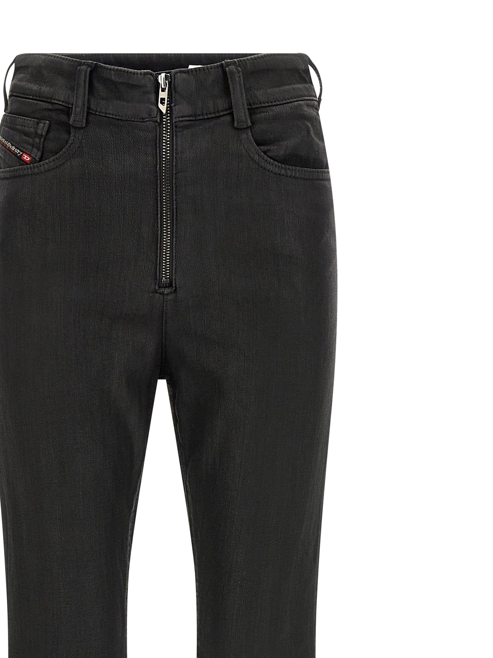 Diesel Schwarze Baumwoll-Jeans im Slim Fit