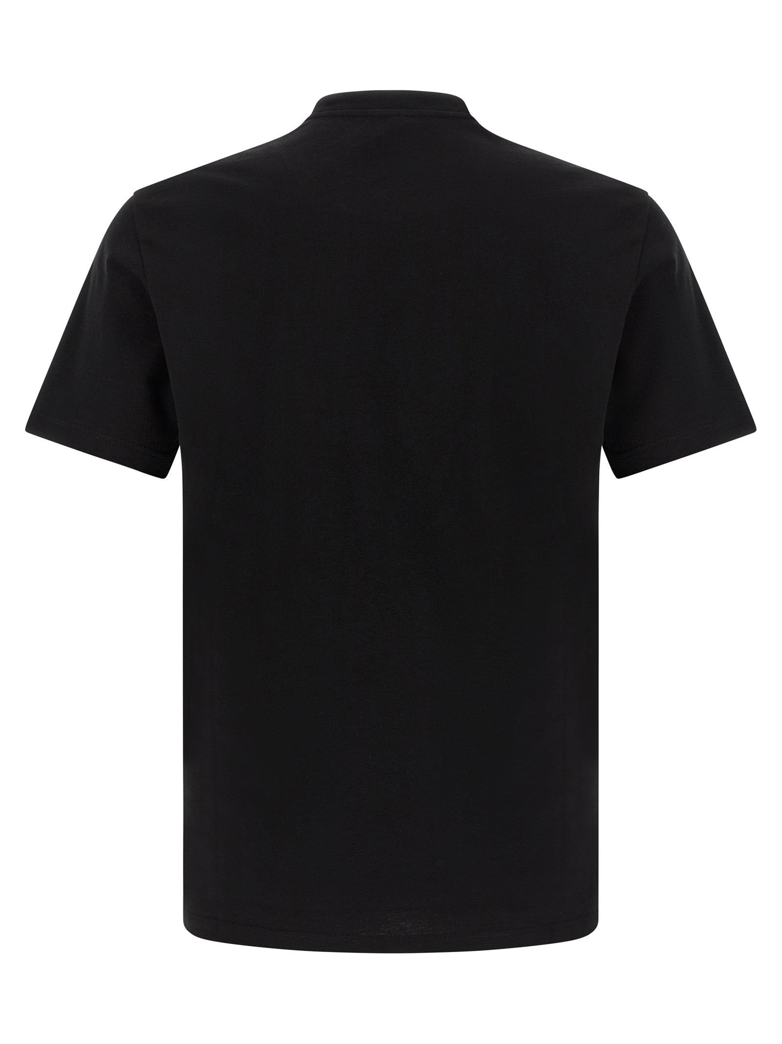 Versace Schwarzes Baumwoll-T-Shirt