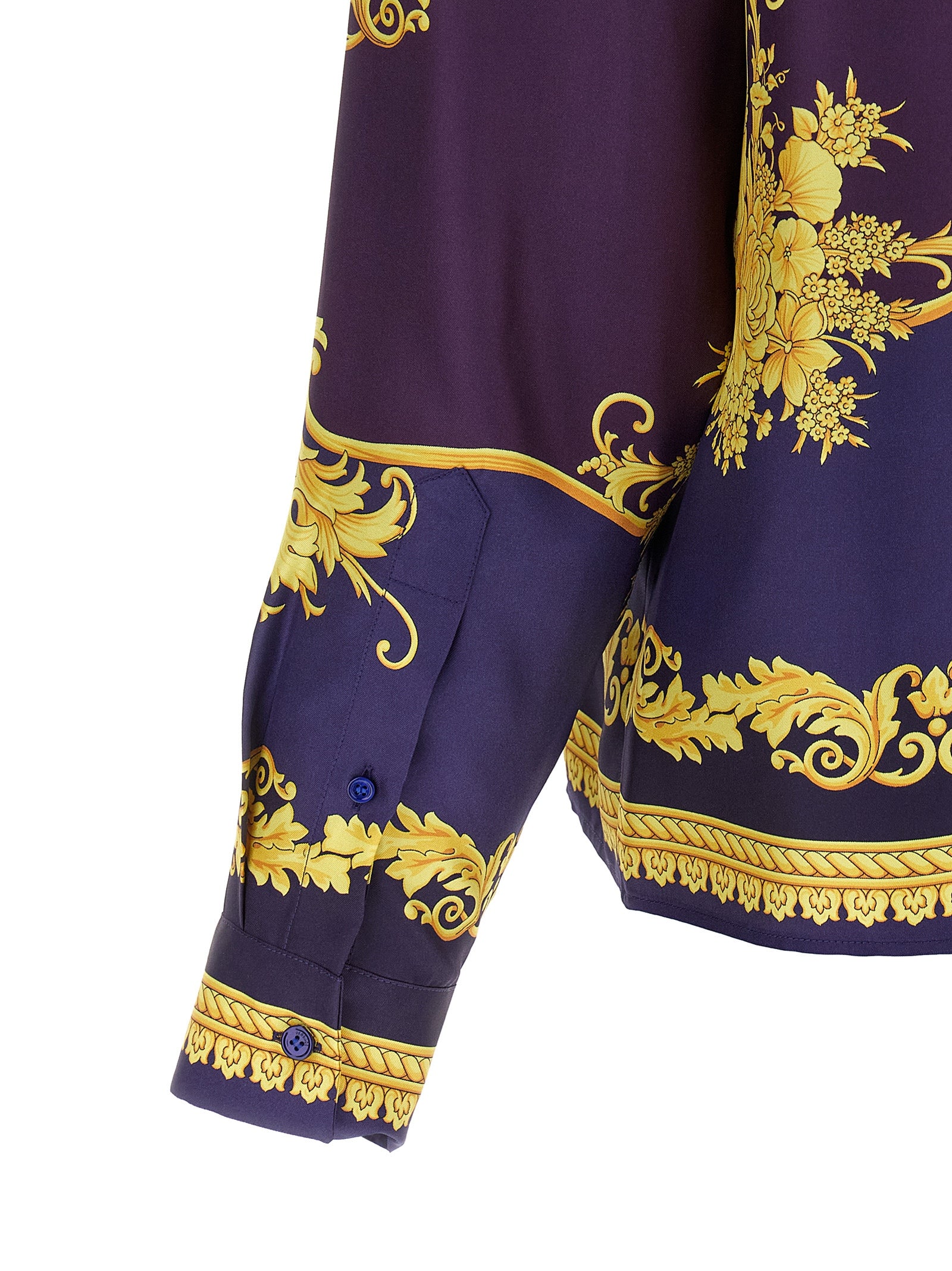 Versace Mehrfarbige Seidenbluse