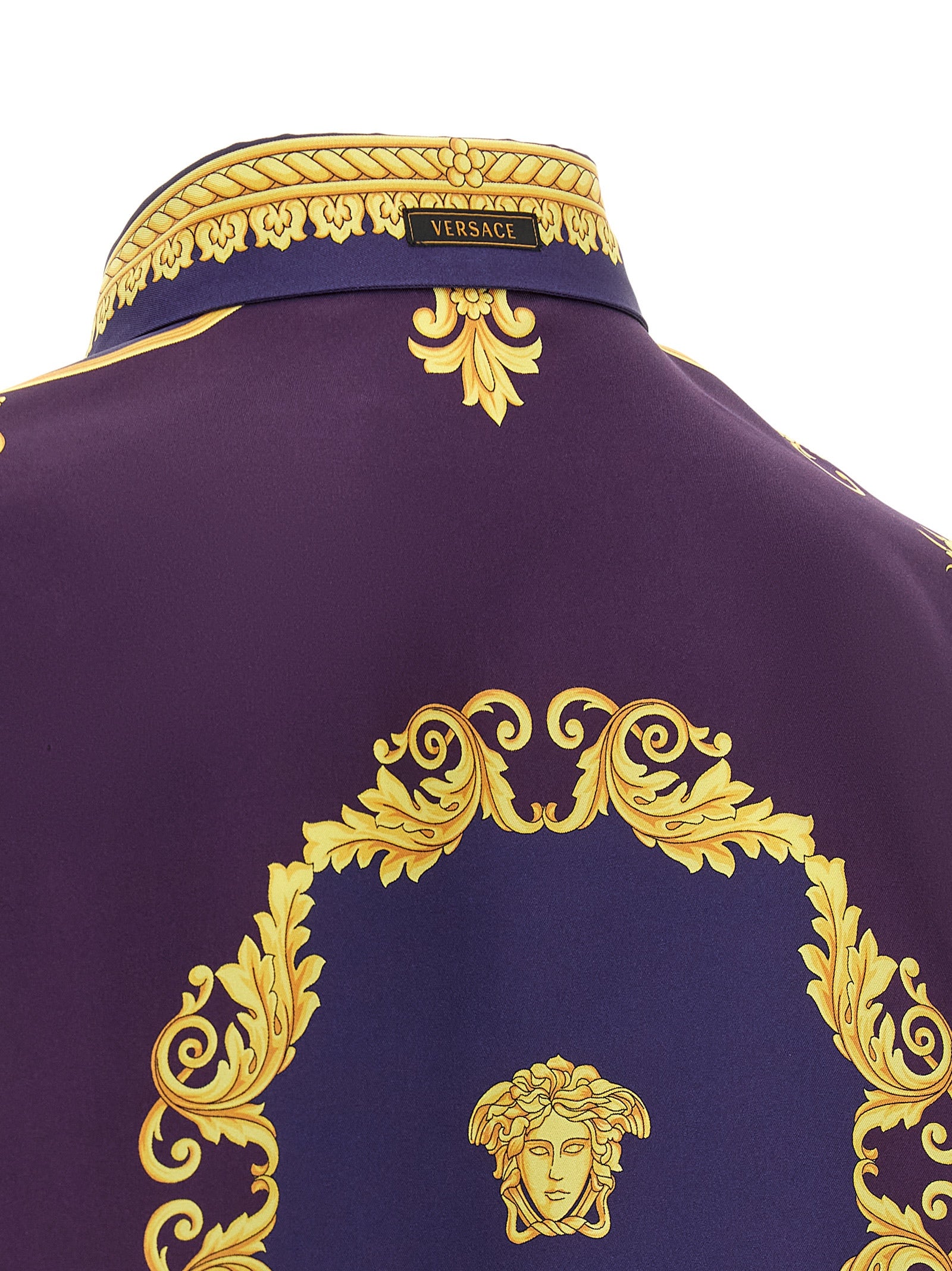 Versace Mehrfarbige Seidenbluse