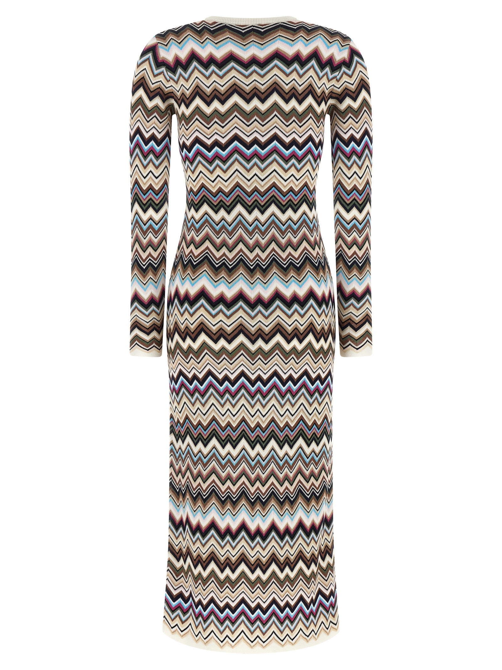 Missoni Rotes Viskose-Midikleid