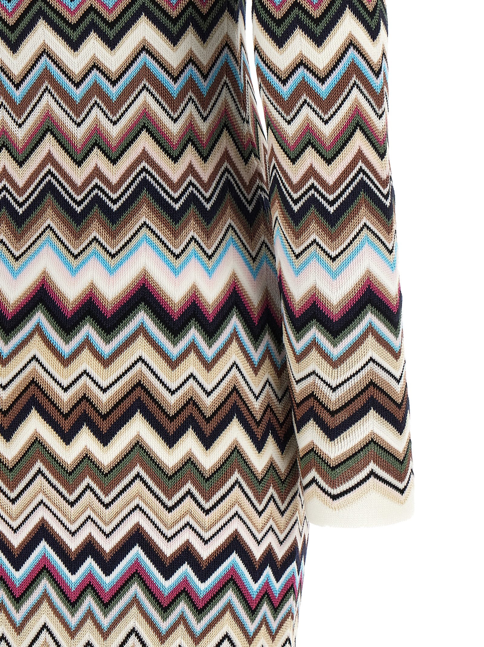 Missoni Rotes Viskose-Midikleid