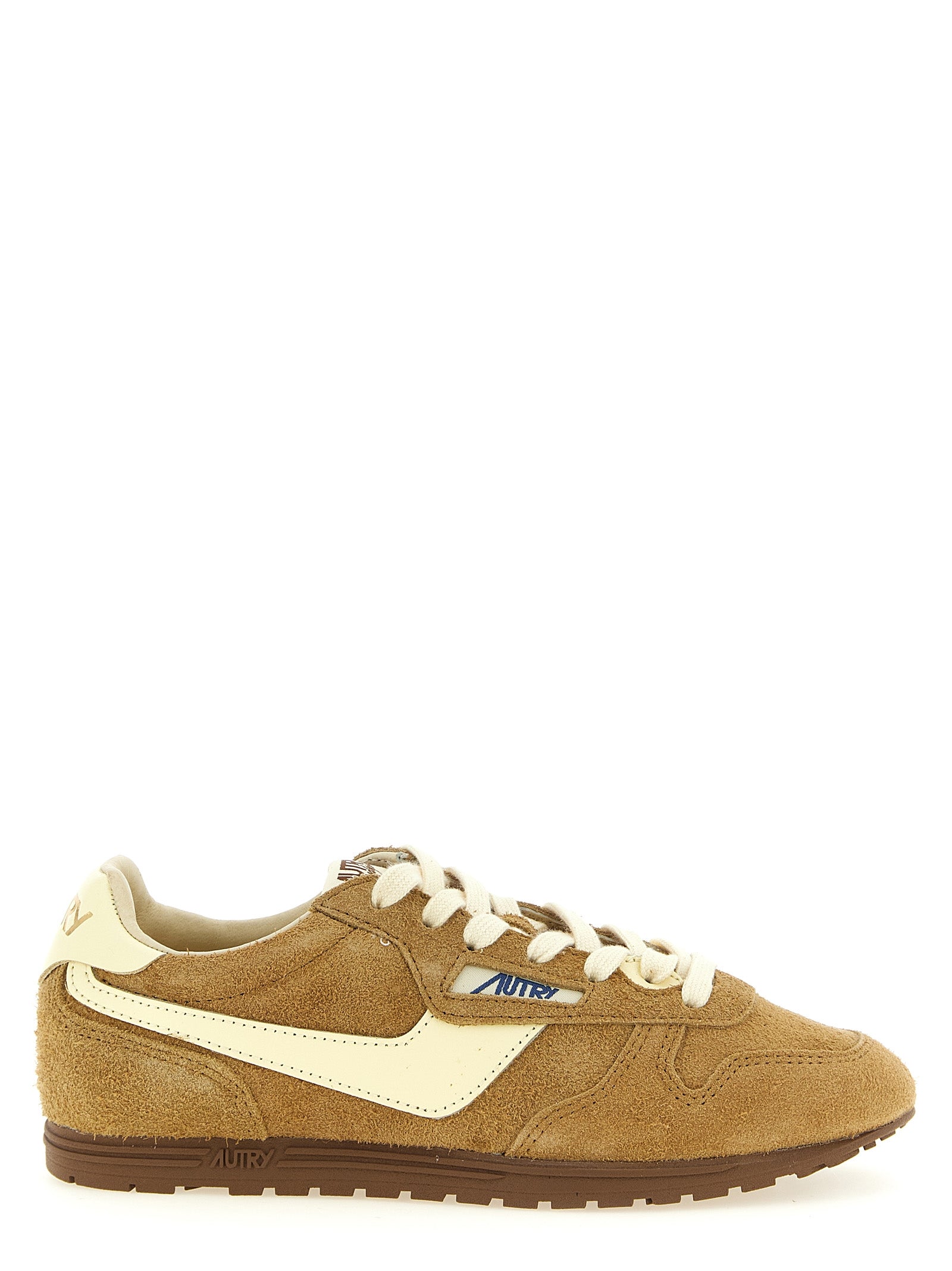 Autry Braune Sneaker aus Rindsleder im Athletic-Stil
