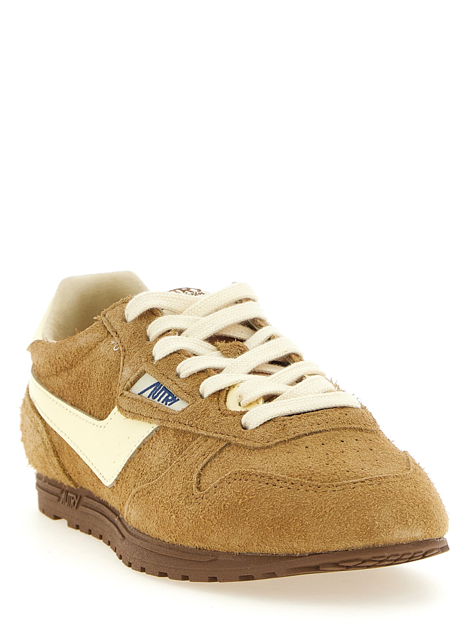 Autry Braune Sneaker aus Rindsleder im Athletic-Stil