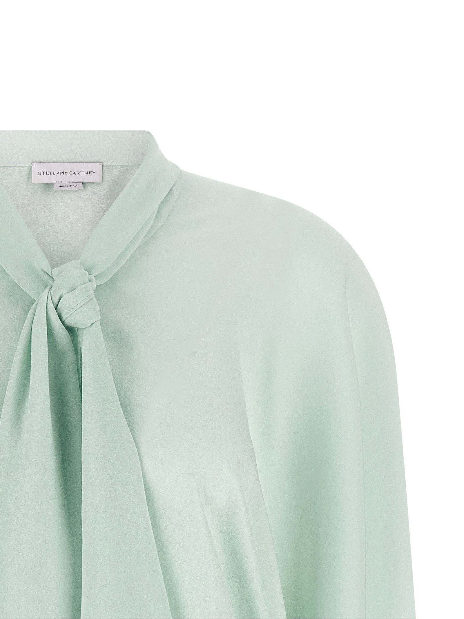 Stella McCartney Zweifarbige Seidenbluse