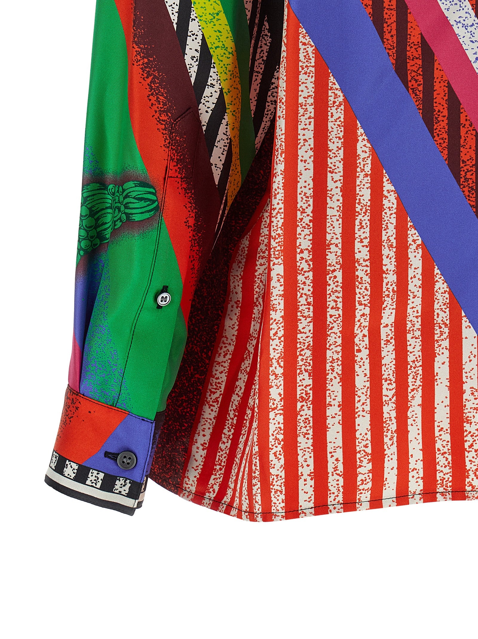 Versace Mehrfarbige Seidenbluse