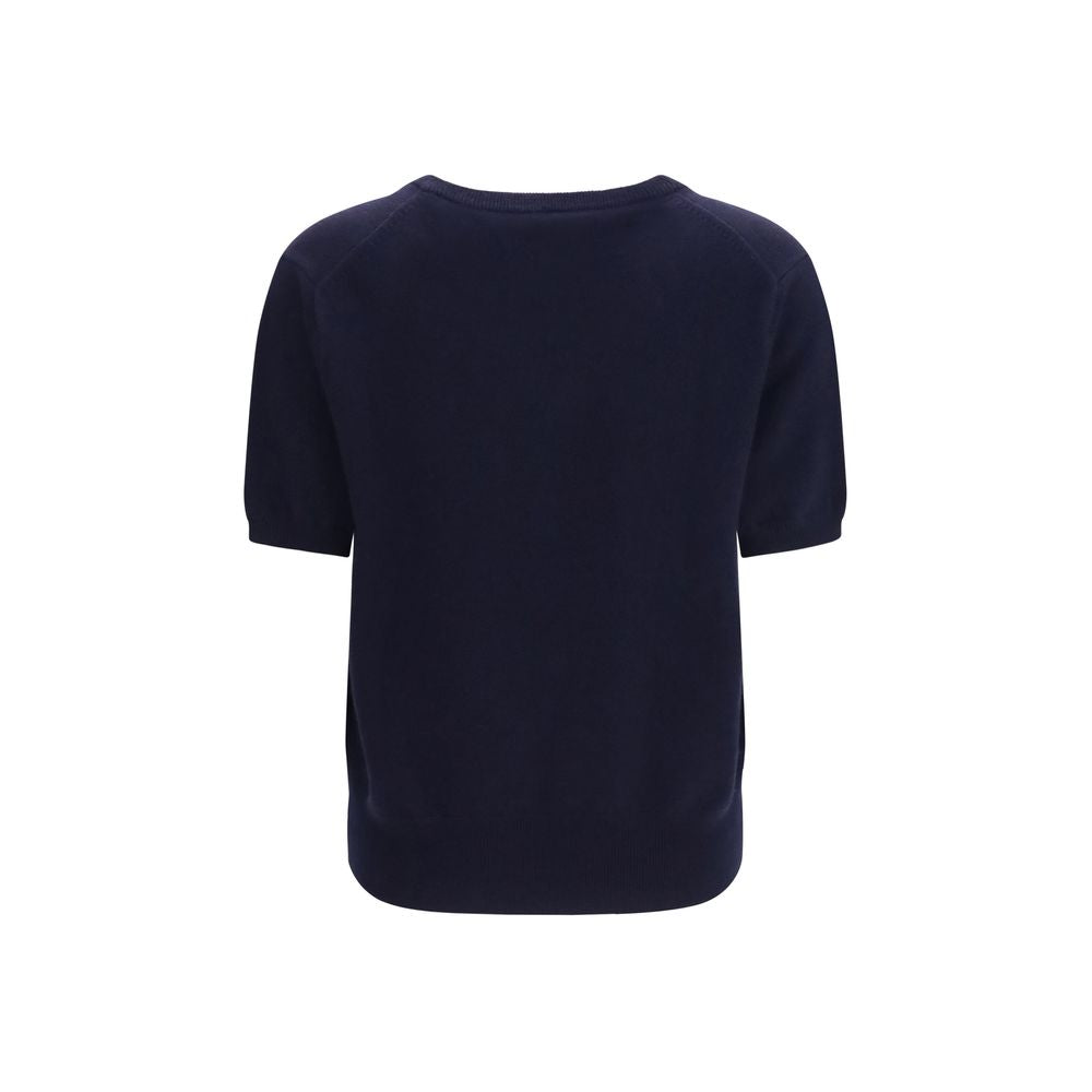 Extreme Cashmere Blauer Kaschmirpullover