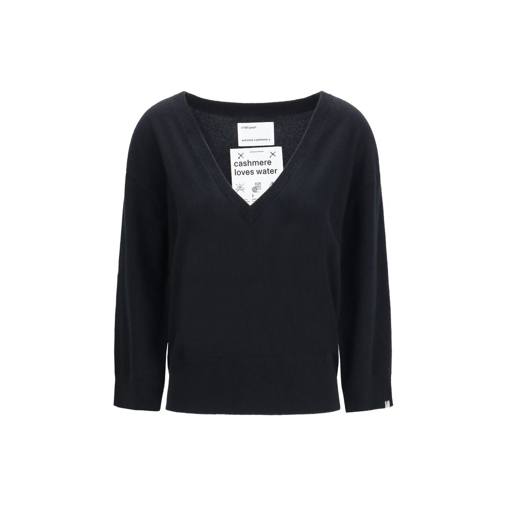 Extreme Cashmere Schwarzer Kaschmirpullover