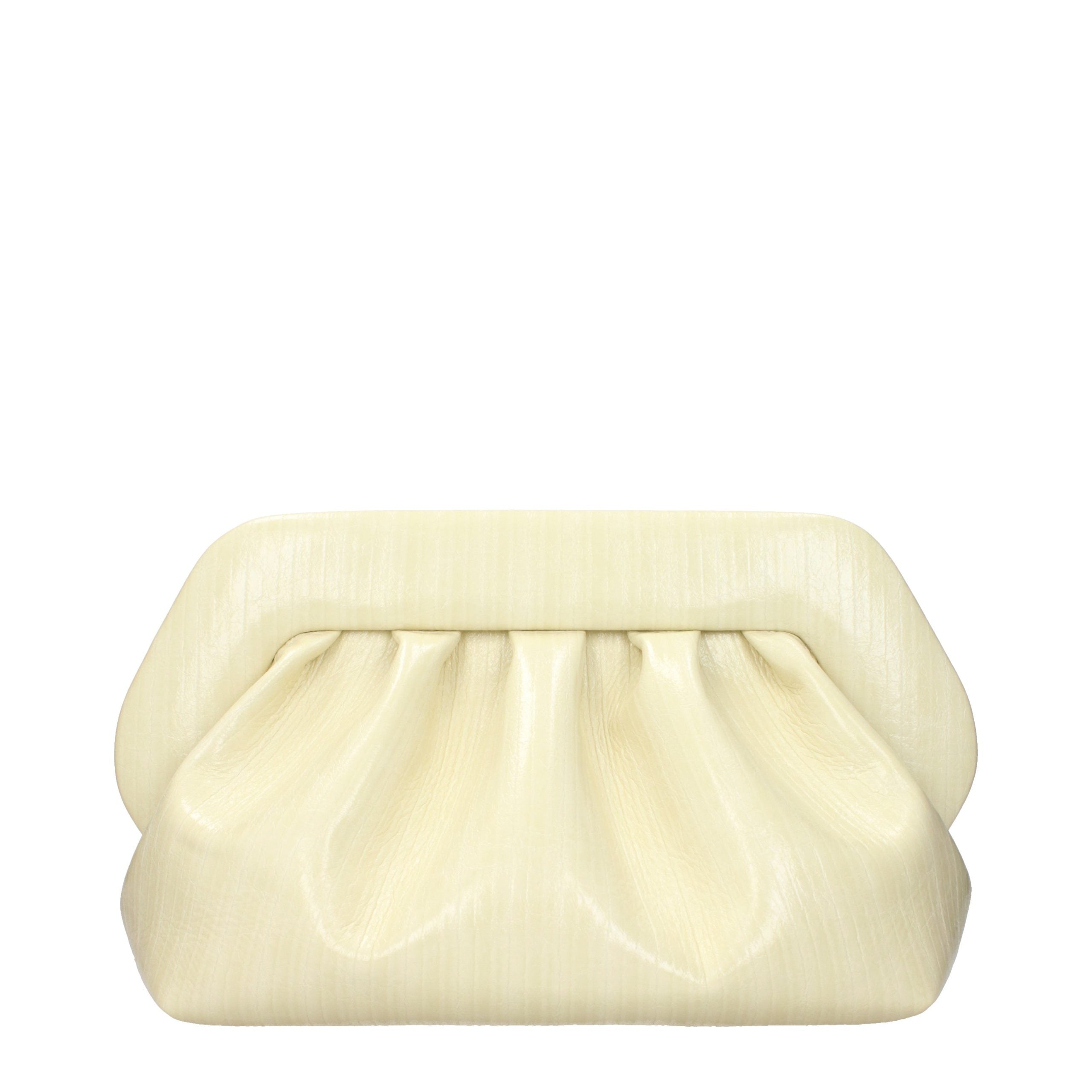 THEMOIRè Beige Leder Clutch Bag