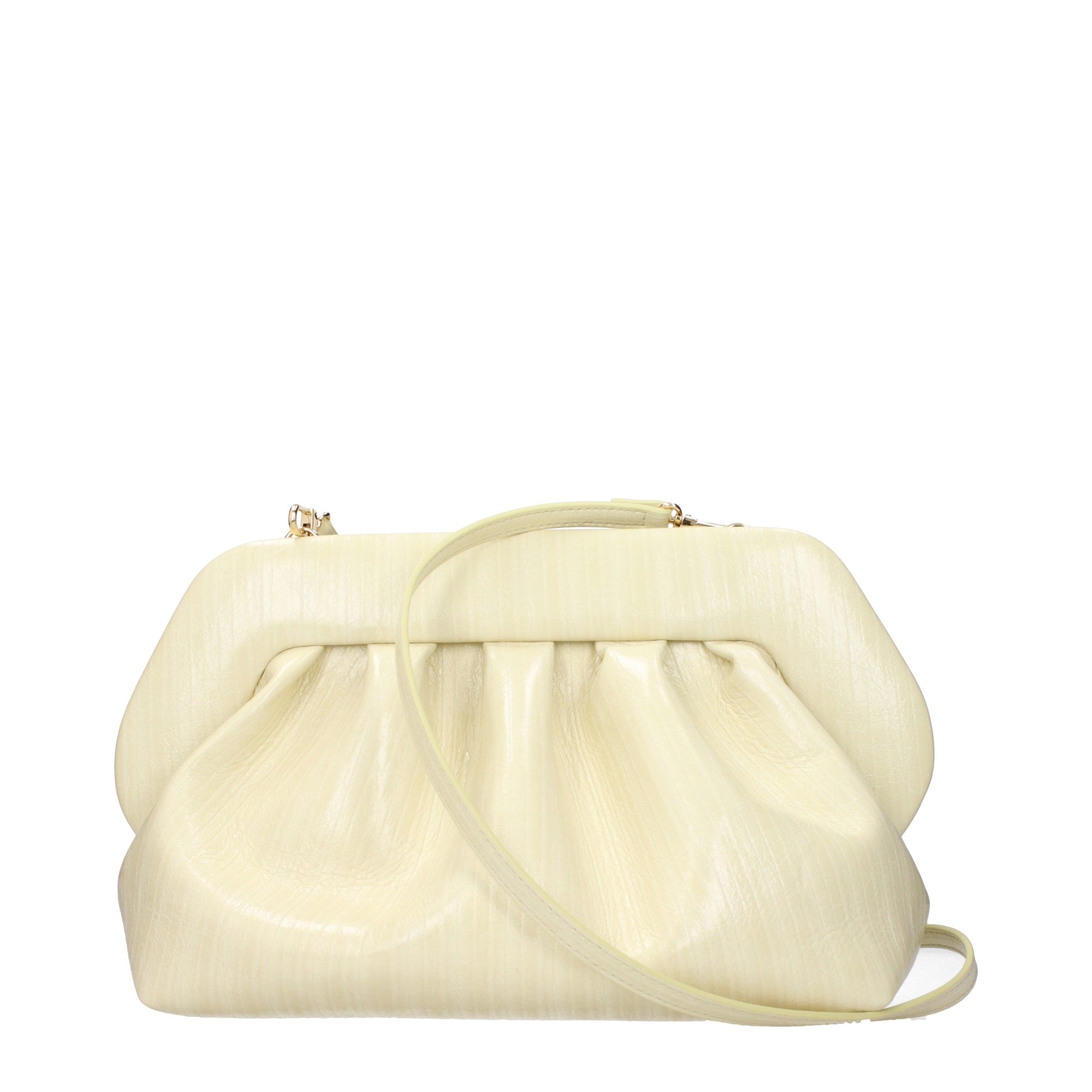 THEMOIRè Beige Leder Clutch Bag