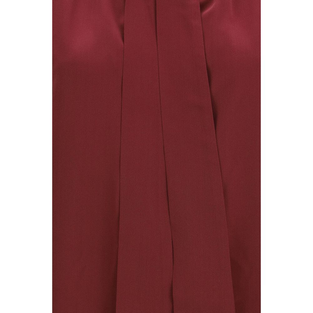 Jacob Cohen Seidenbluse in Bordeaux