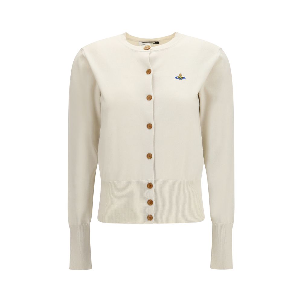 Vivienne Westwood Weißer Strickcardigan aus Baumwolle