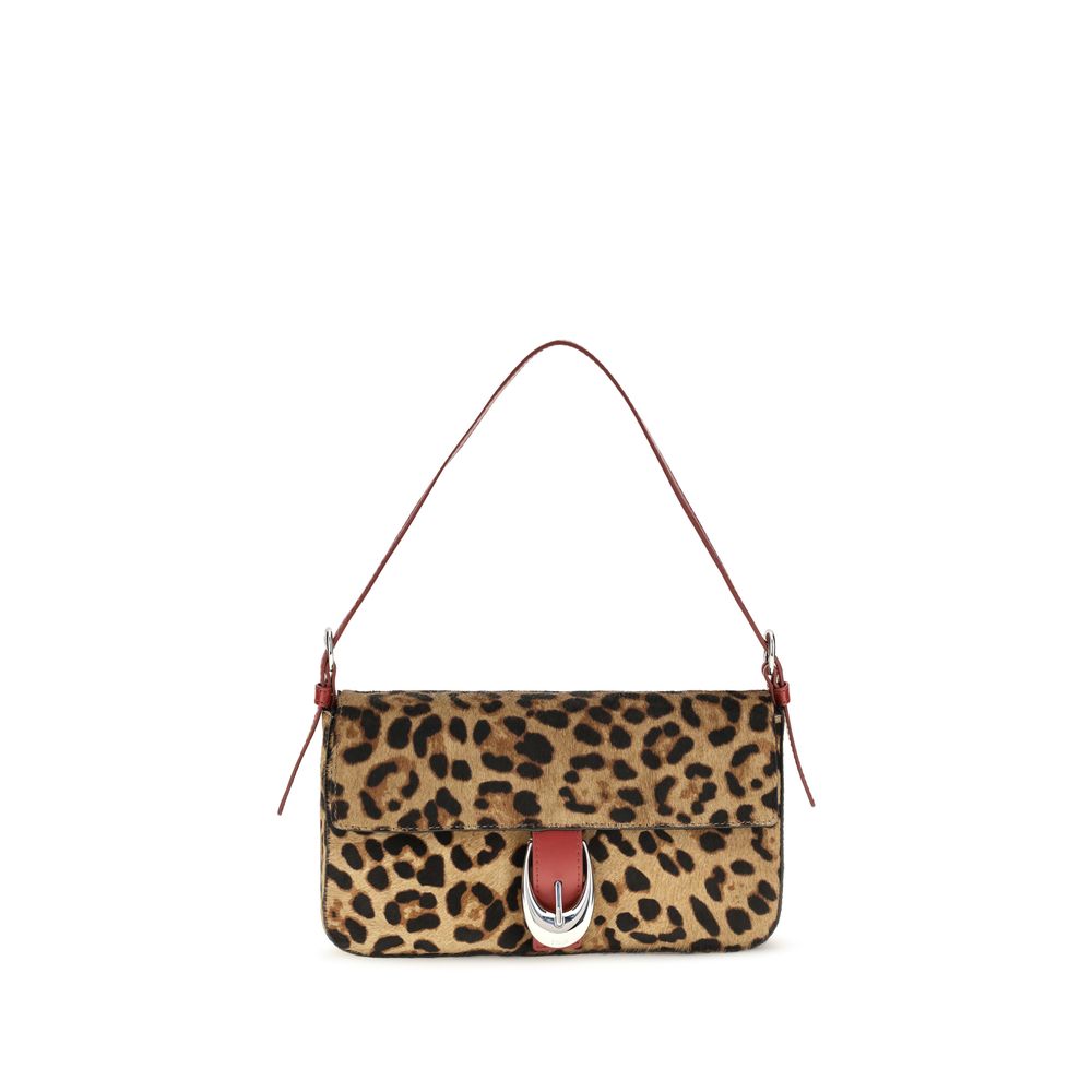 Staud Beige Kalbsleder Bos Taurus Schultertasche