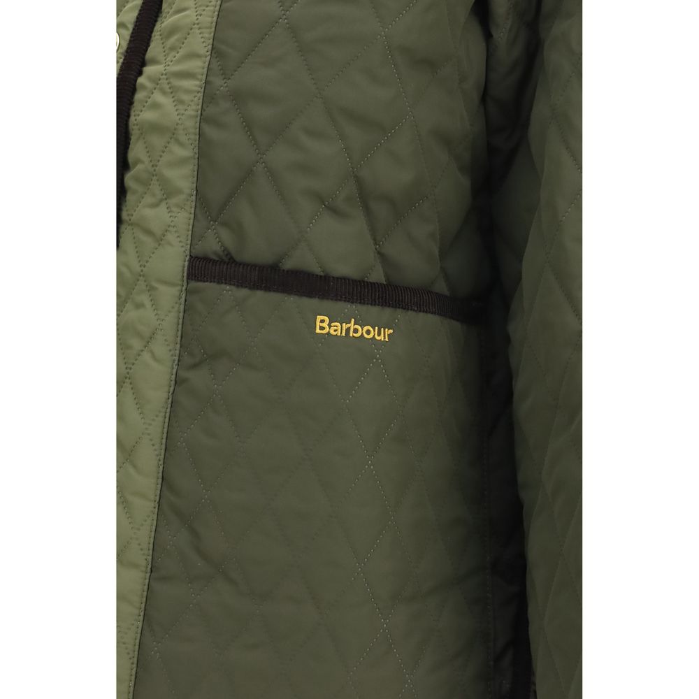 Barbour Zweifarbige Polyesterjacke