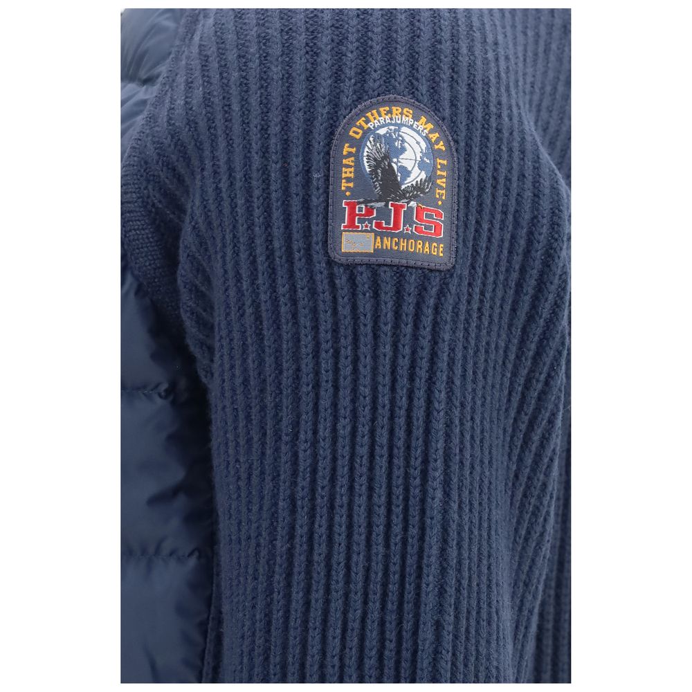 Parajumpers Blaue Shell-Jacke aus Polyamid