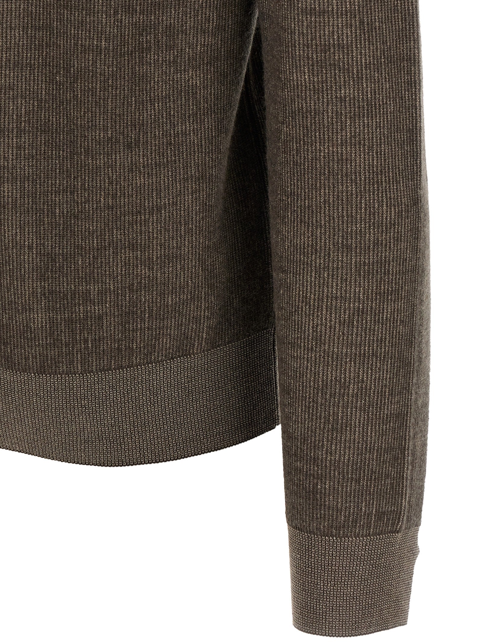 Brioni Brauner Kaschmir-Strickjacke