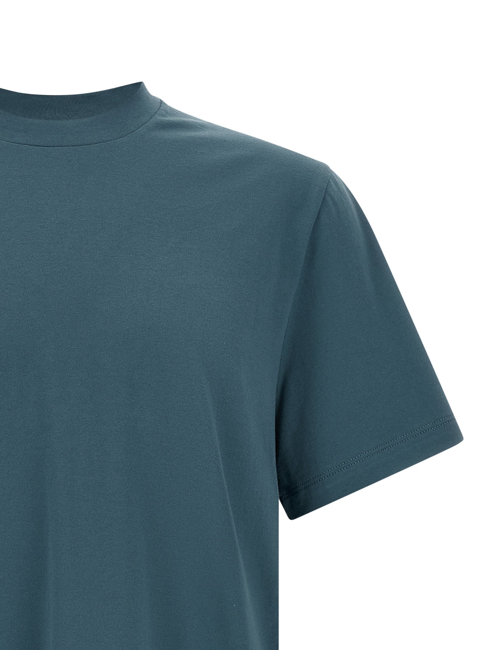 Brioni Blaues Baumwoll-T-Shirt