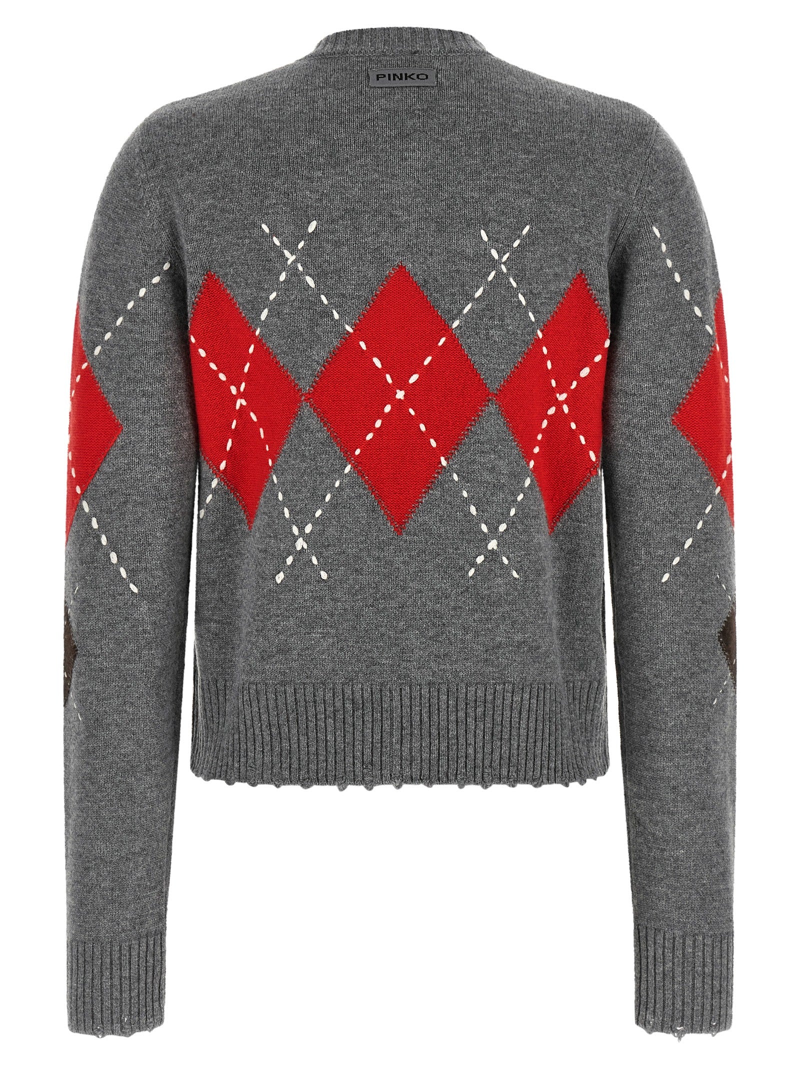 PINKO Grauer Wollcardigan