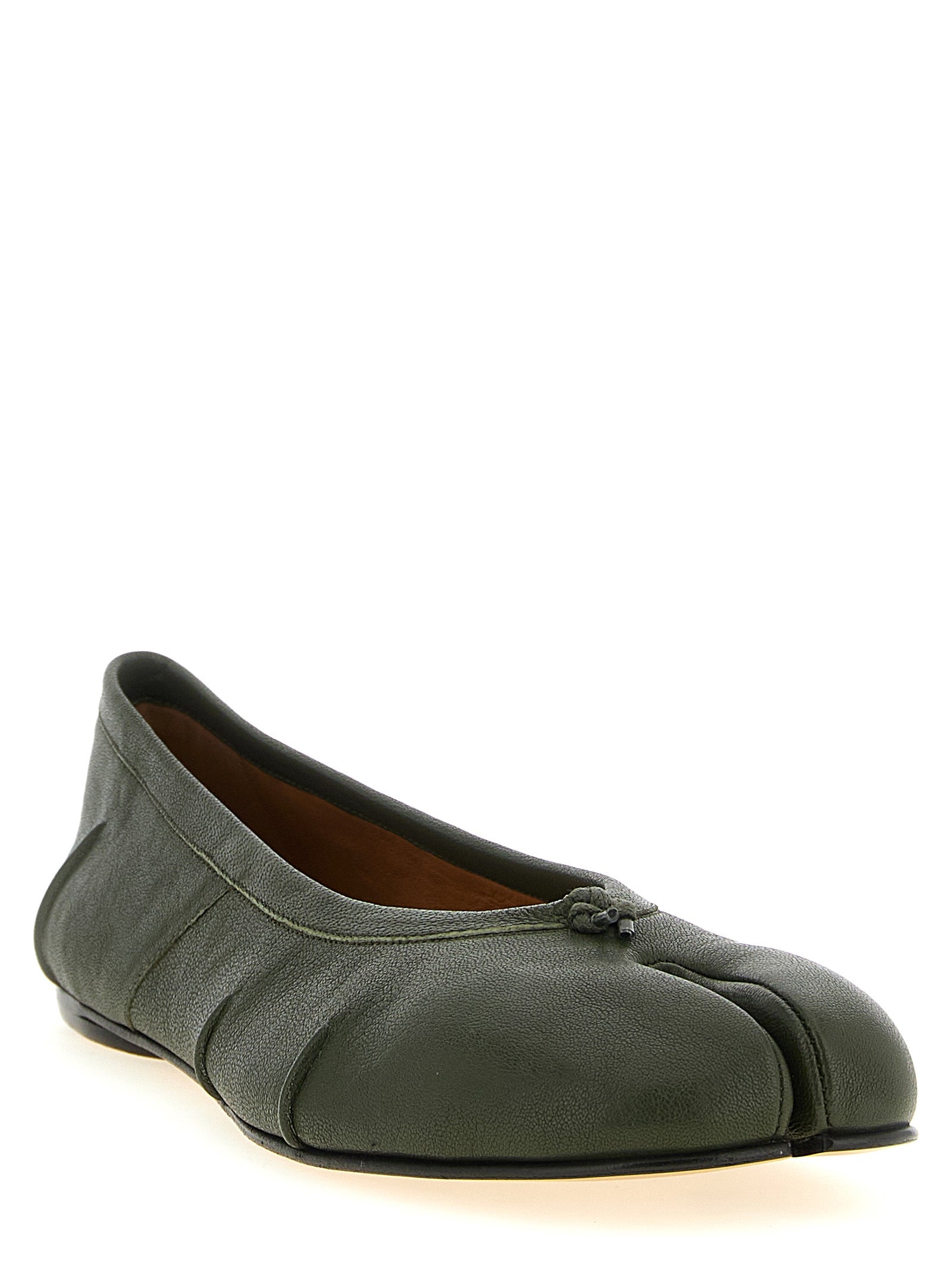 Maison Margiela Zweifarbige Ballerinas aus Lammleder