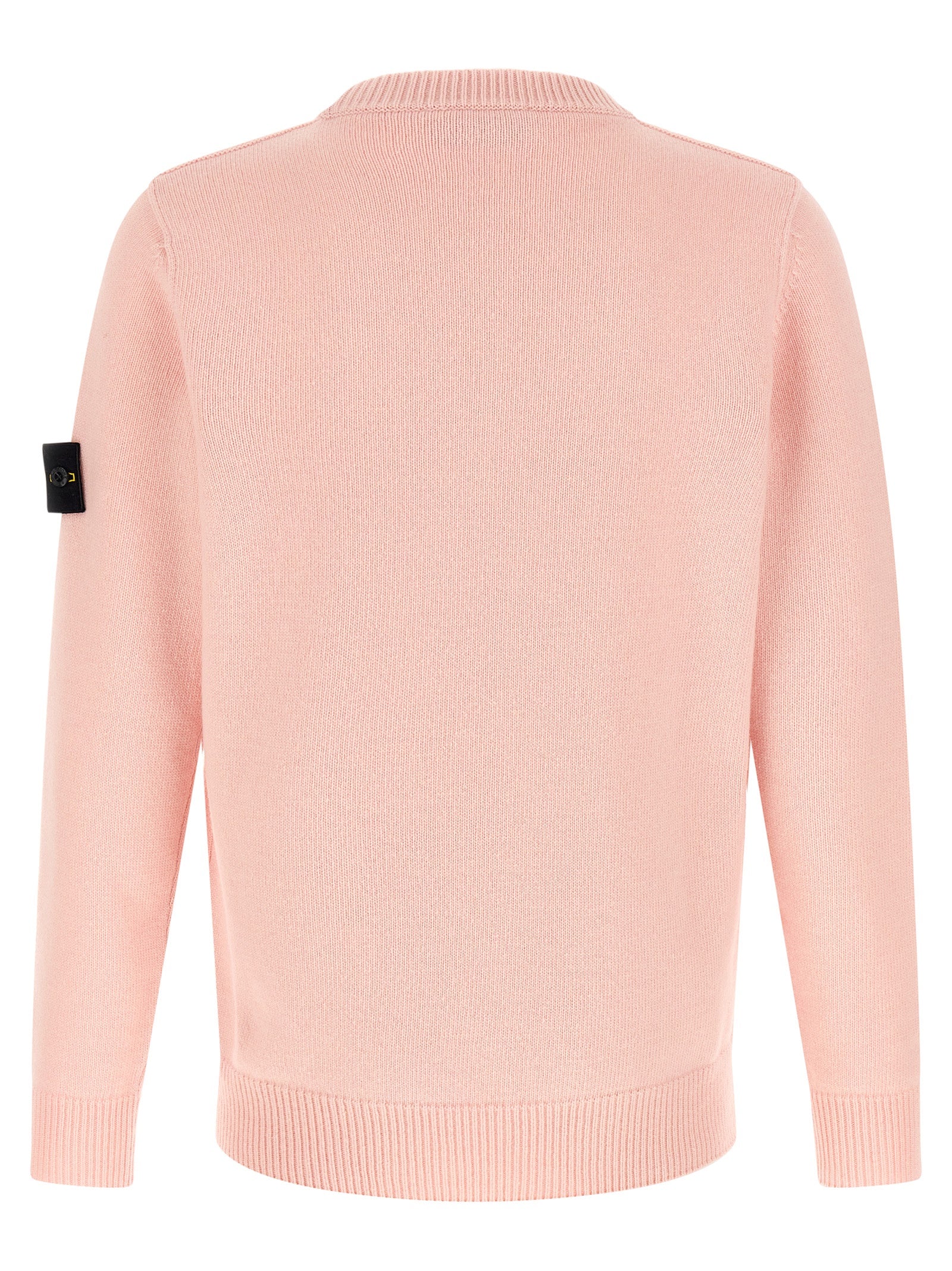 Stone Island Mehrfarbige Strickjacke aus reiner Schurwolle