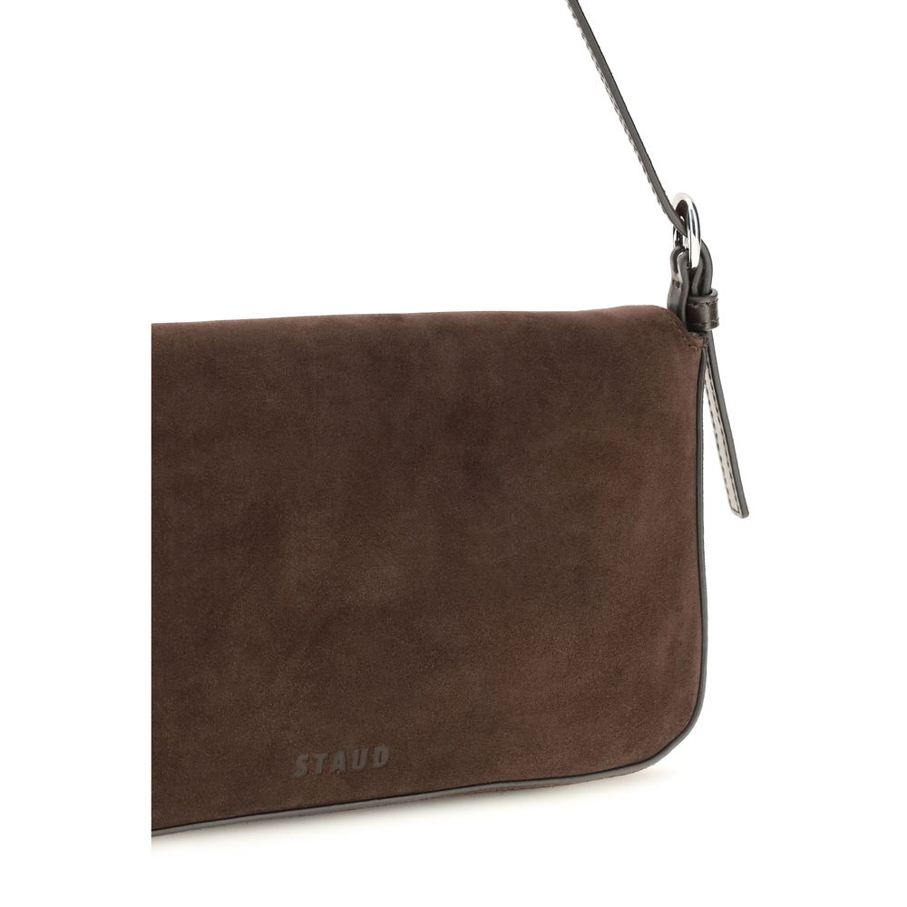 Staud Braune Kalbsleder Bos Taurus Schultertasche