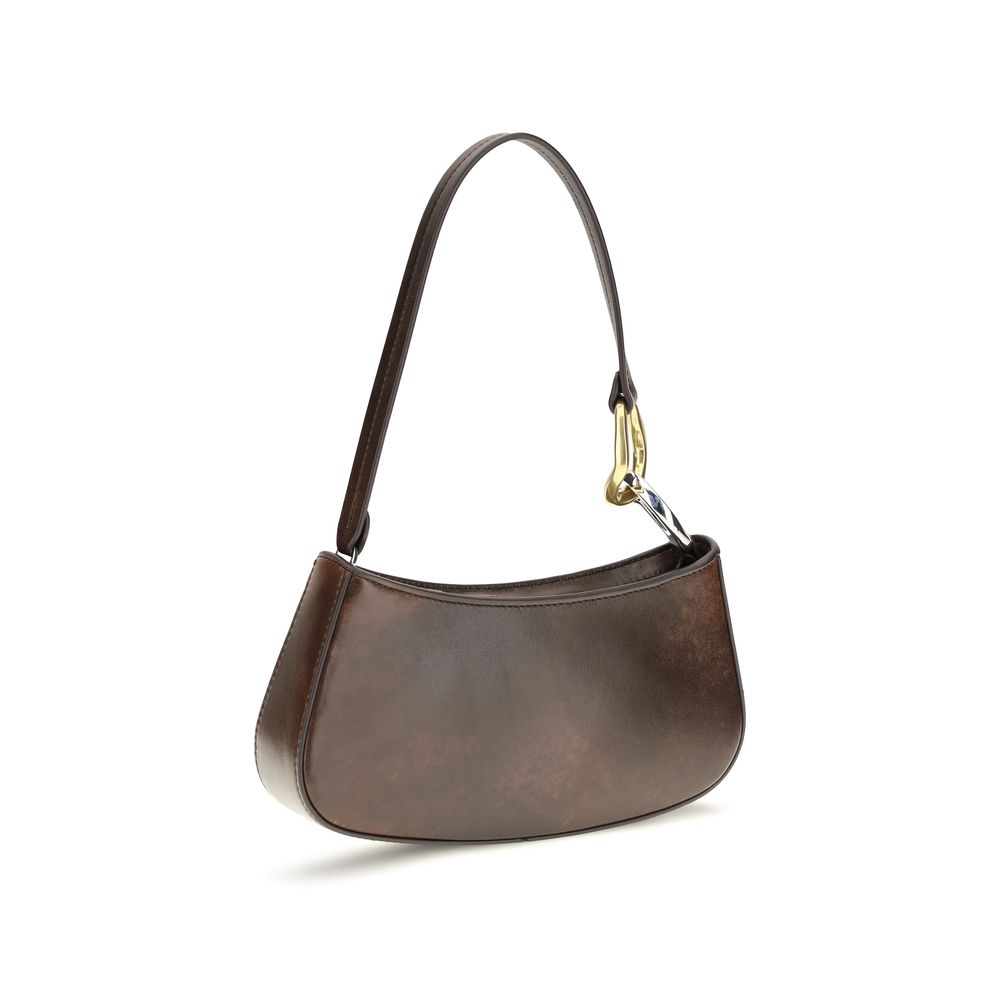 Staud Braune Kalbsleder Bos Taurus Schultertasche