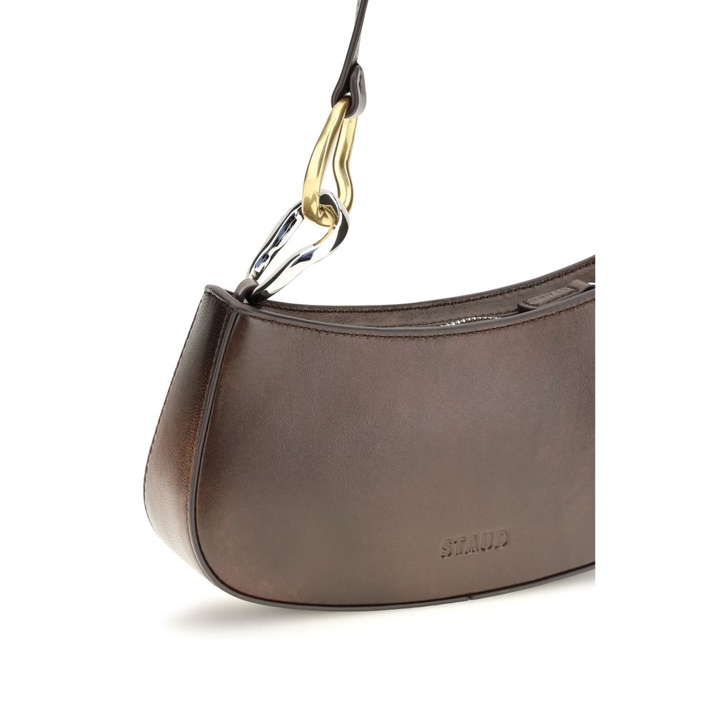 Staud Braune Kalbsleder Bos Taurus Schultertasche