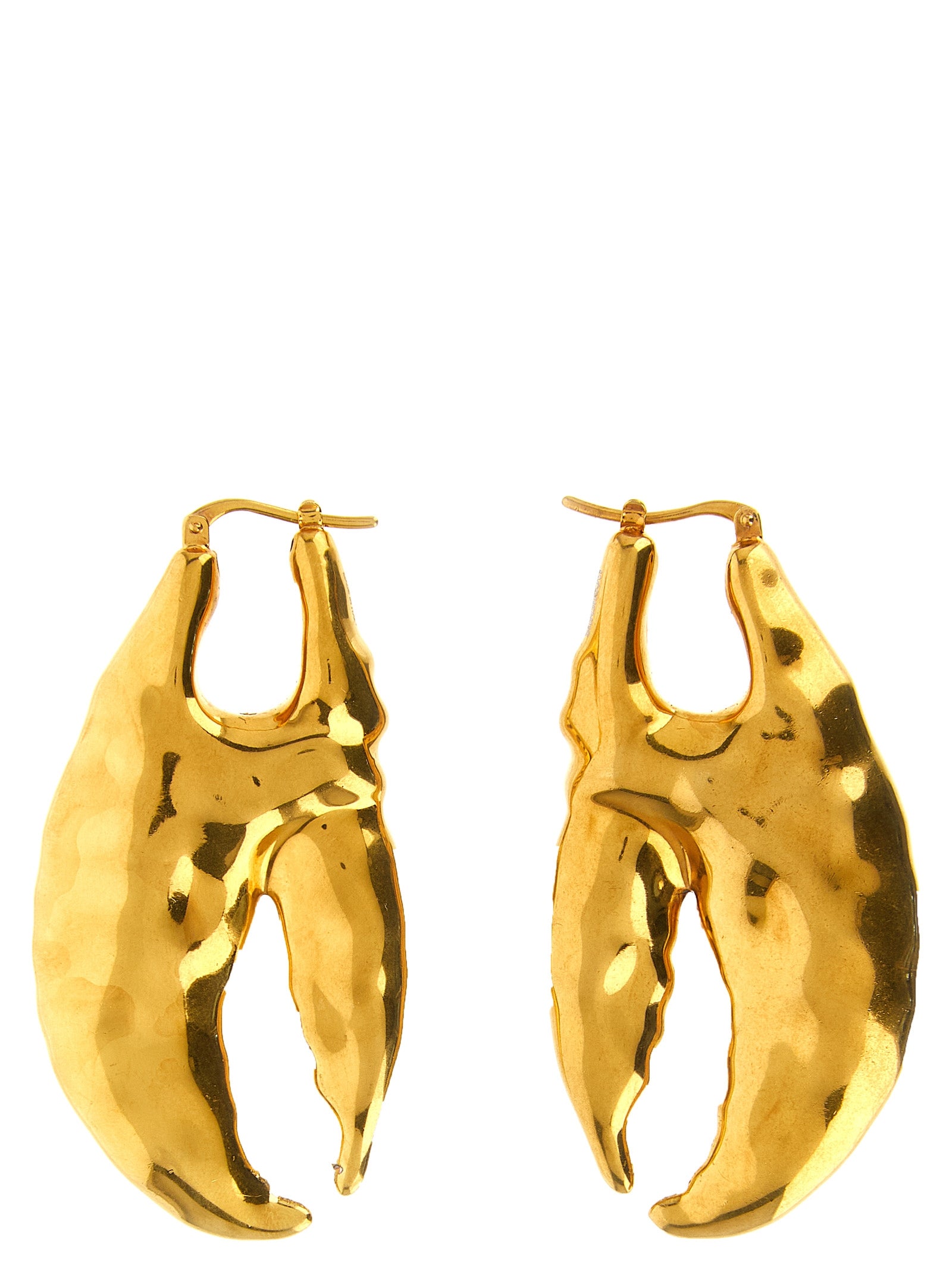 Jacquemus Goldfarbene Kupferohrringe