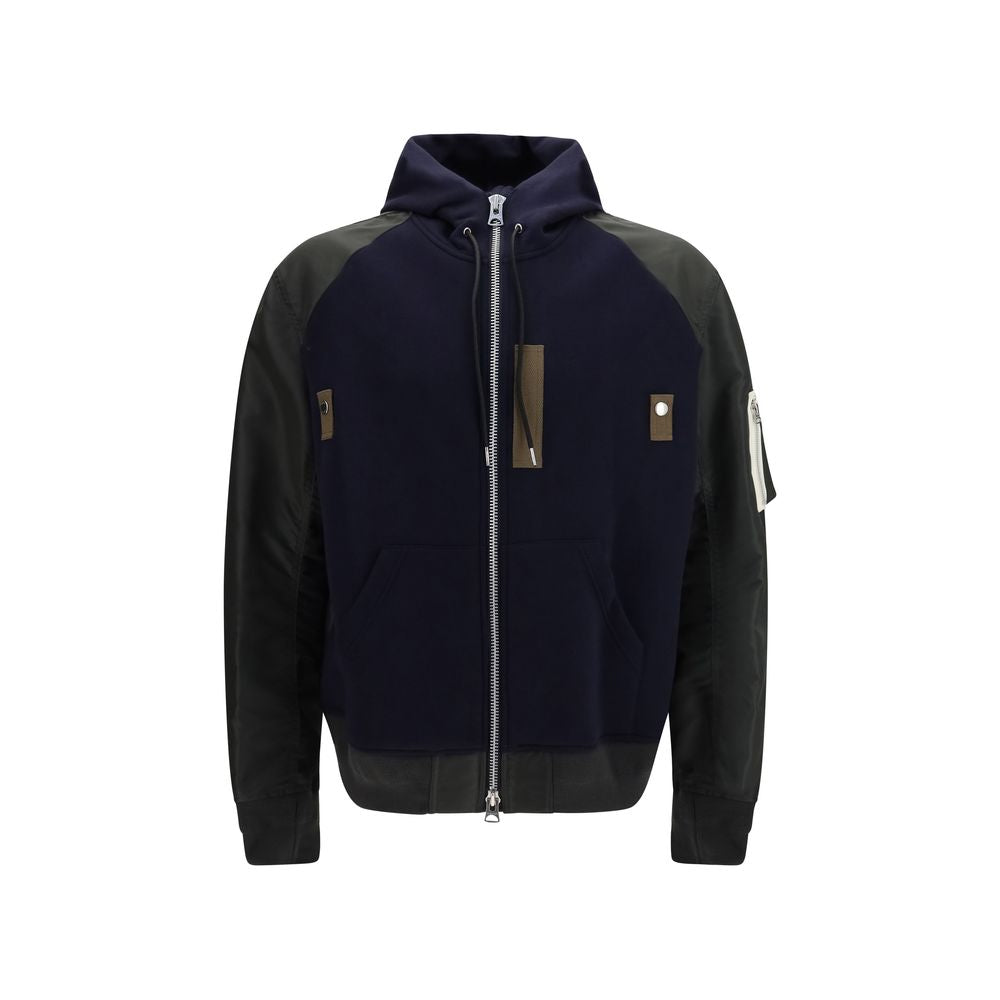 Sacai Mehrfarbiger Baumwollpullover