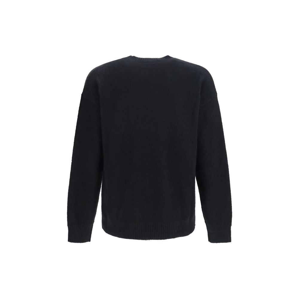 Laneus Schwarzer Kaschmir-Pullover
