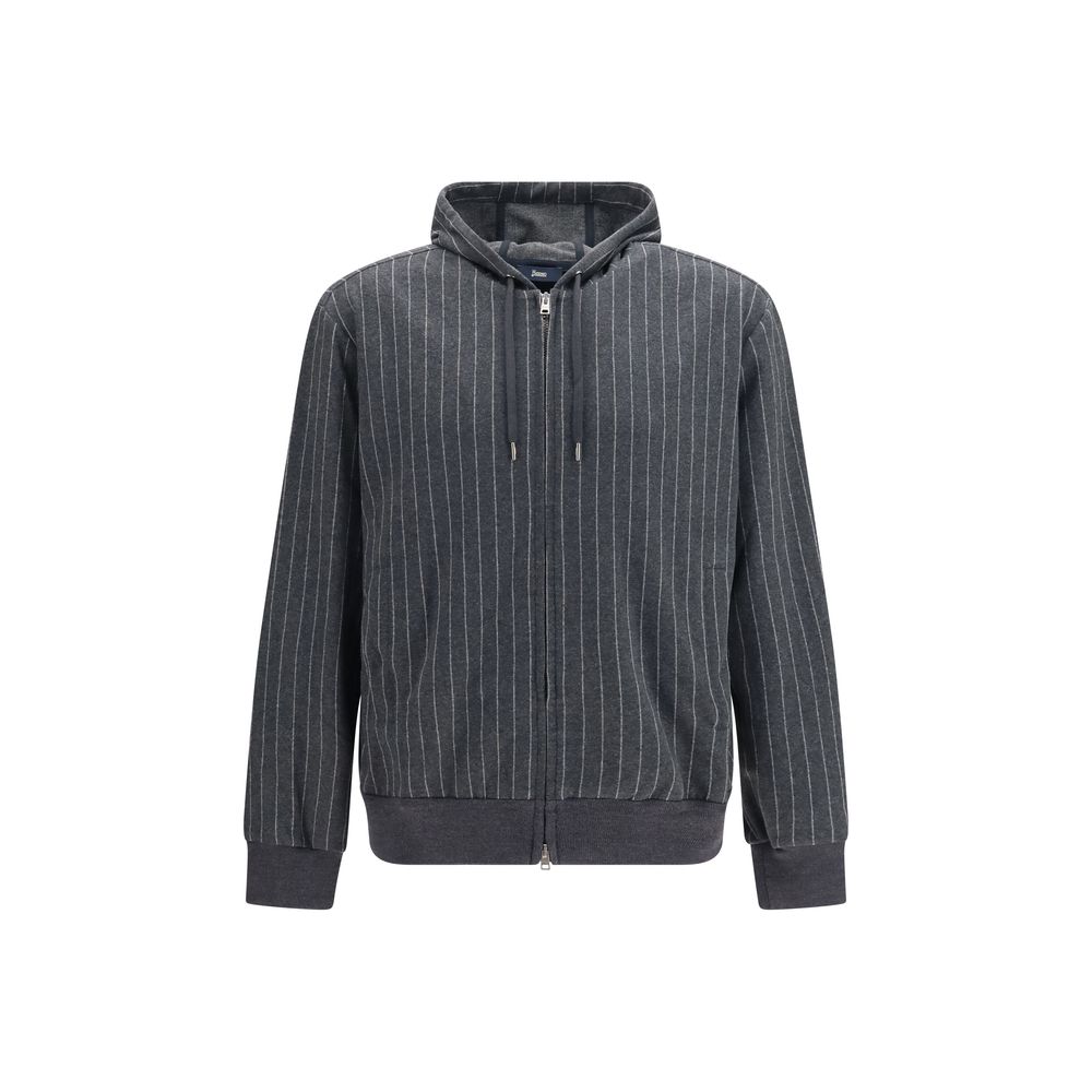 Herno Grauer Baumwollpullover
