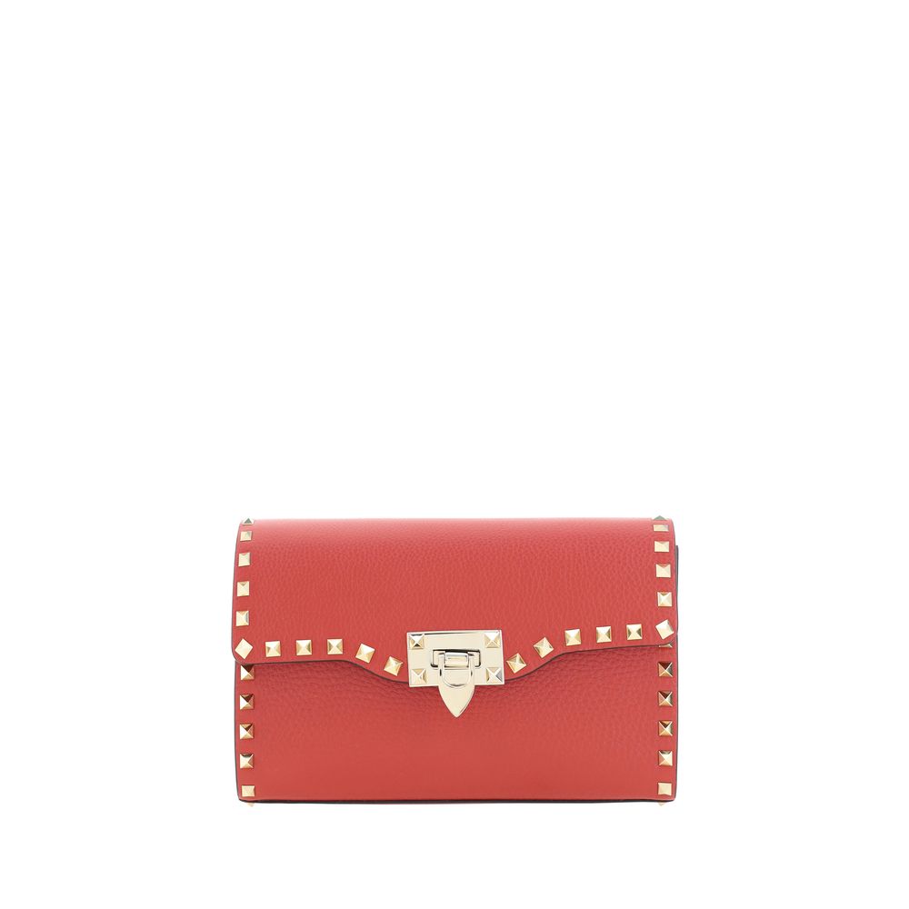Valentino Garavani Multicolor Calf Leather Bos Taurus Schultertasche