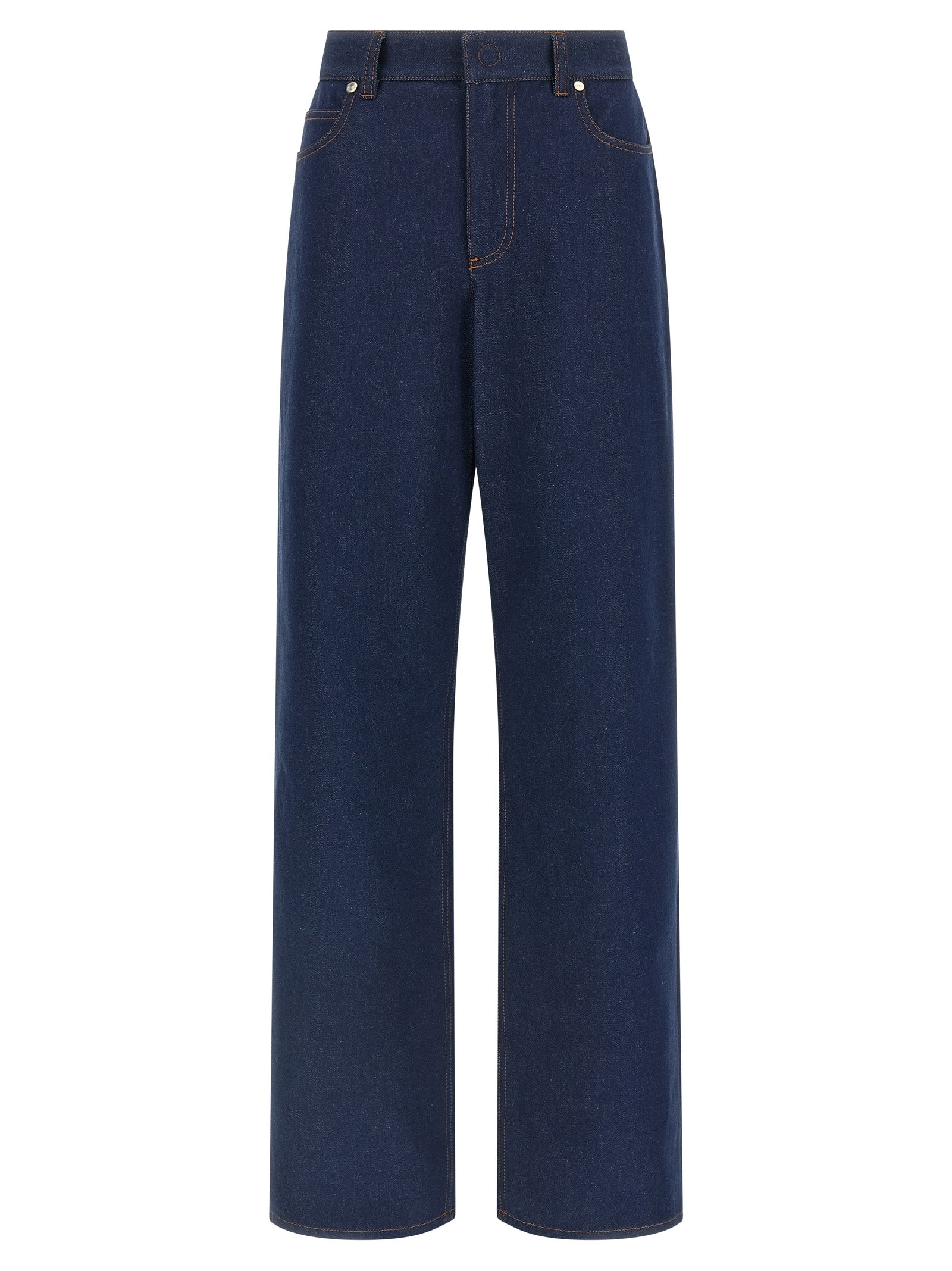Fendi Blaue Baumwolljeans Denim