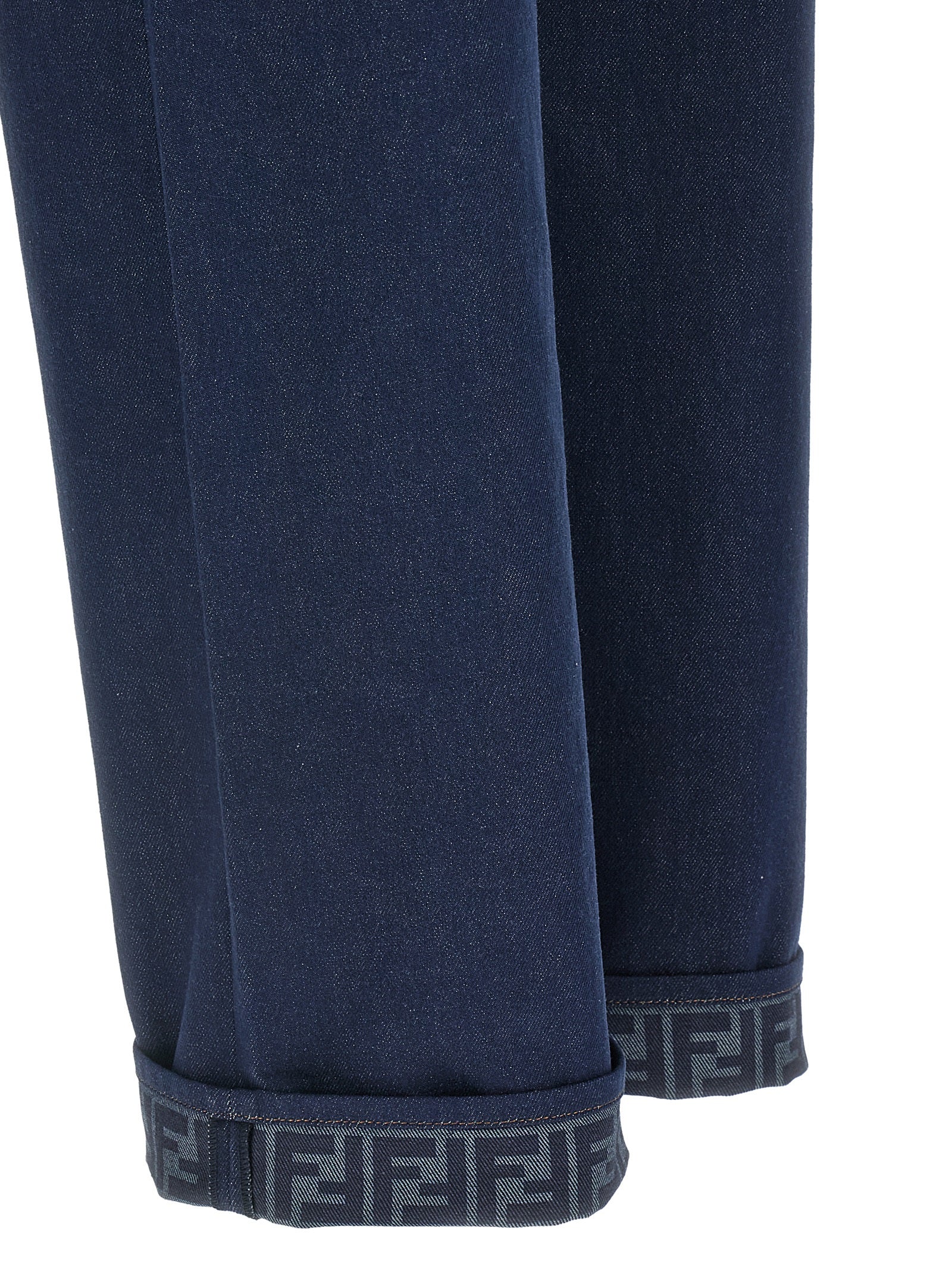 Fendi Blaue Baumwolljeans Denim