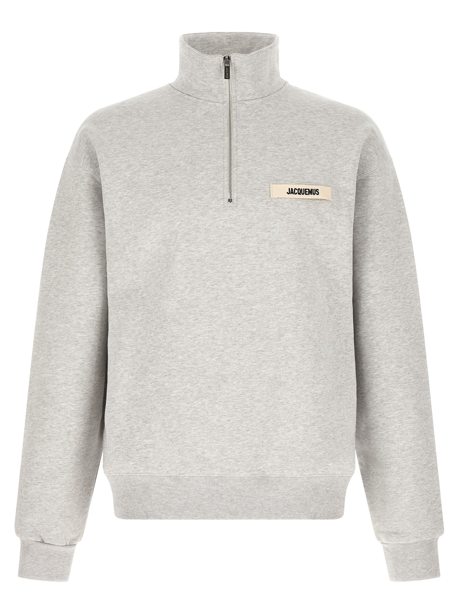 Jacquemus Grauer Baumwollpullover