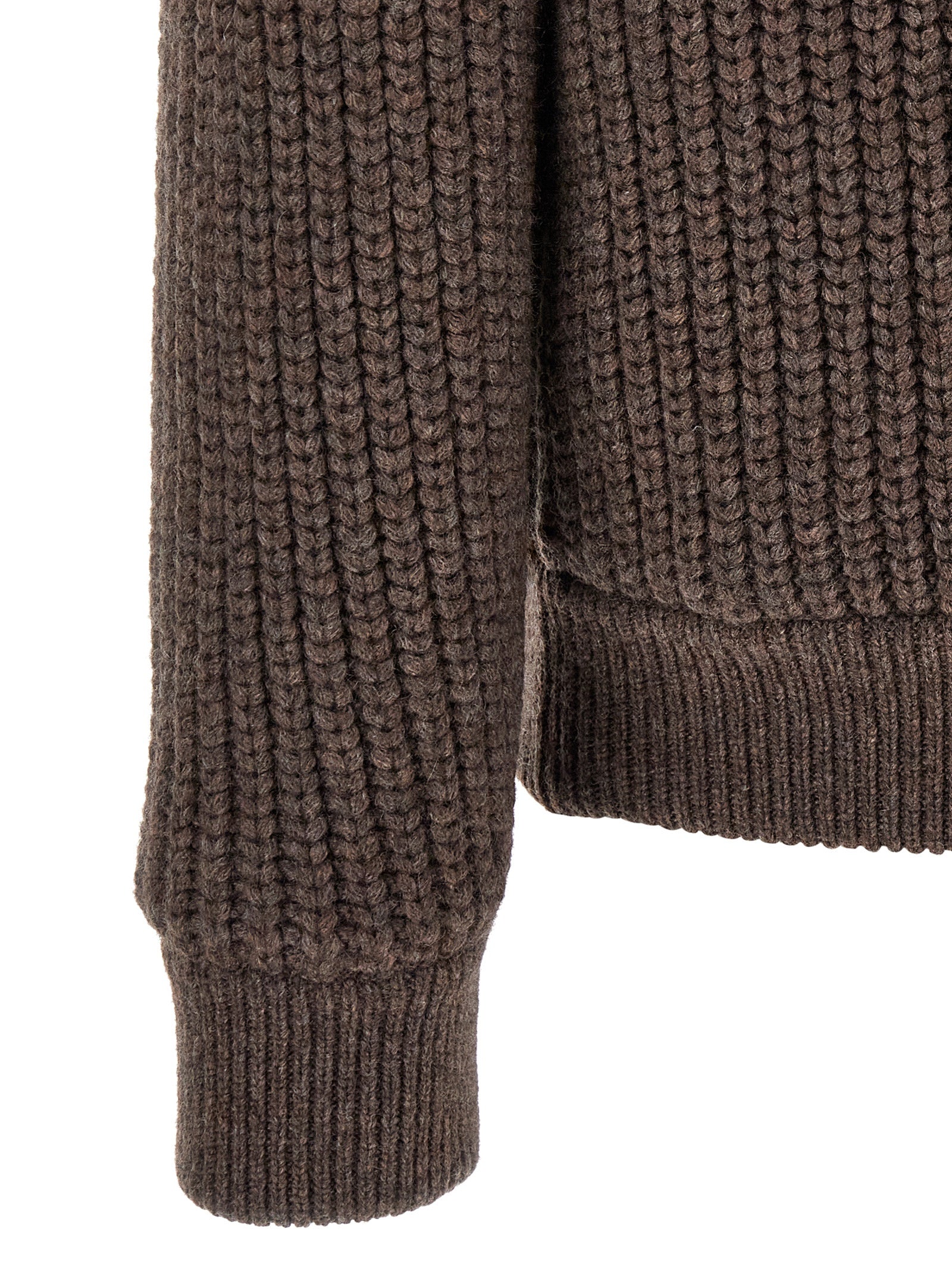 Brunello Cucinelli Braune Lammlederjacke