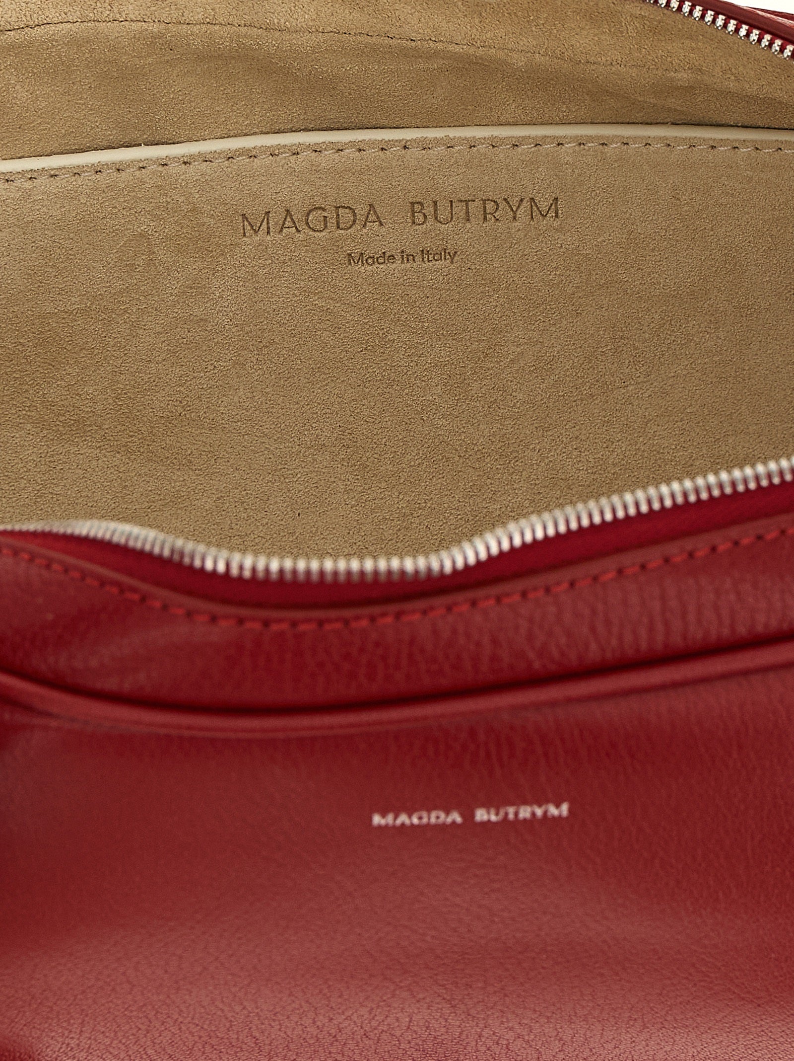 Magda Butrym Handtasche aus mehrfarbigem Kalbsleder