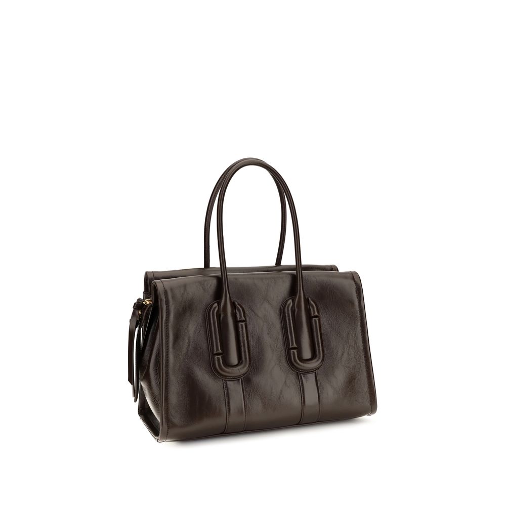 Marc Jacobs Braune Kalbsleder Bos Taurus Schultertasche