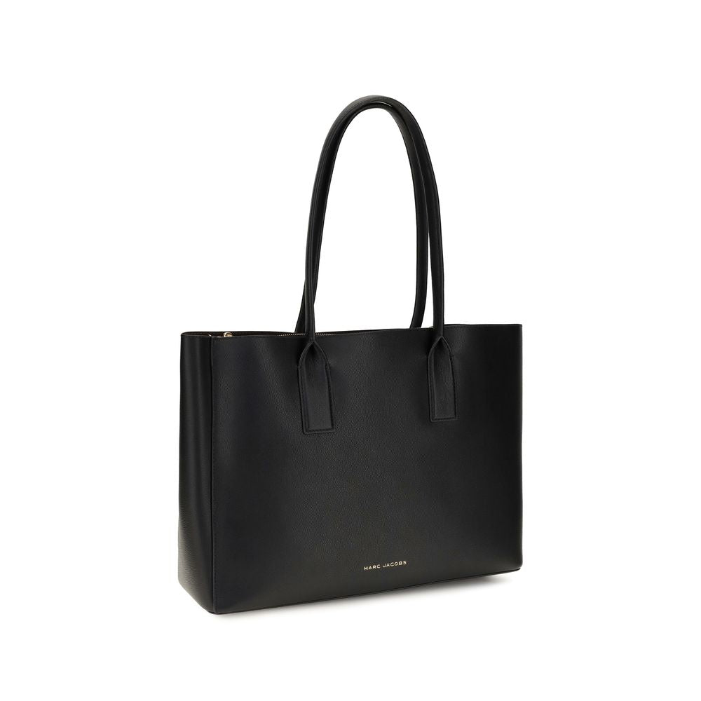 Marc Jacobs Schwarze Bos Taurus Kalbsleder Schultertasche