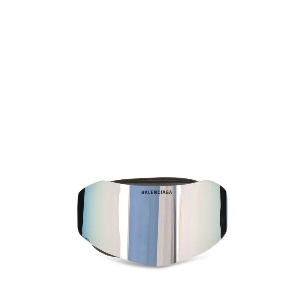Balenciaga Sonnenbrille aus silbernem Polyamid