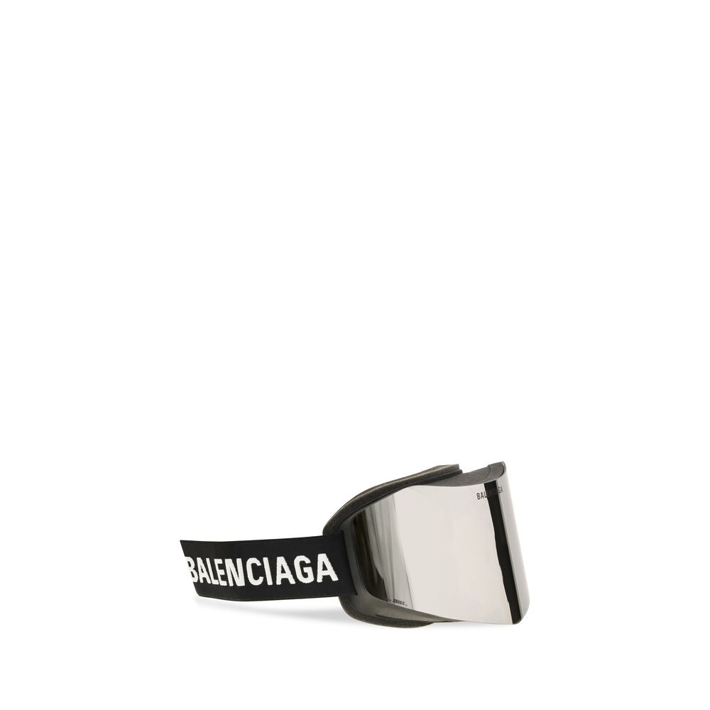 Balenciaga Sonnenbrille aus silbernem Polyamid