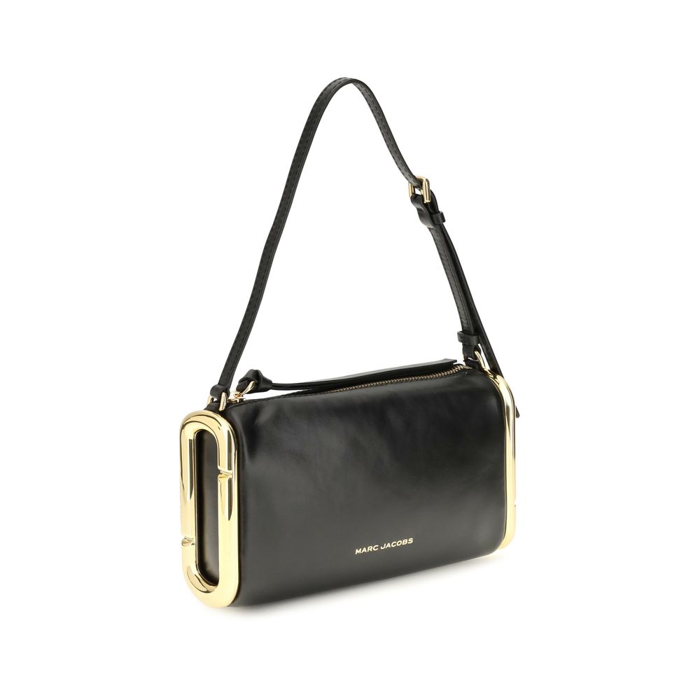 Marc Jacobs Schwarze Bos Taurus Kalbsleder Schultertasche