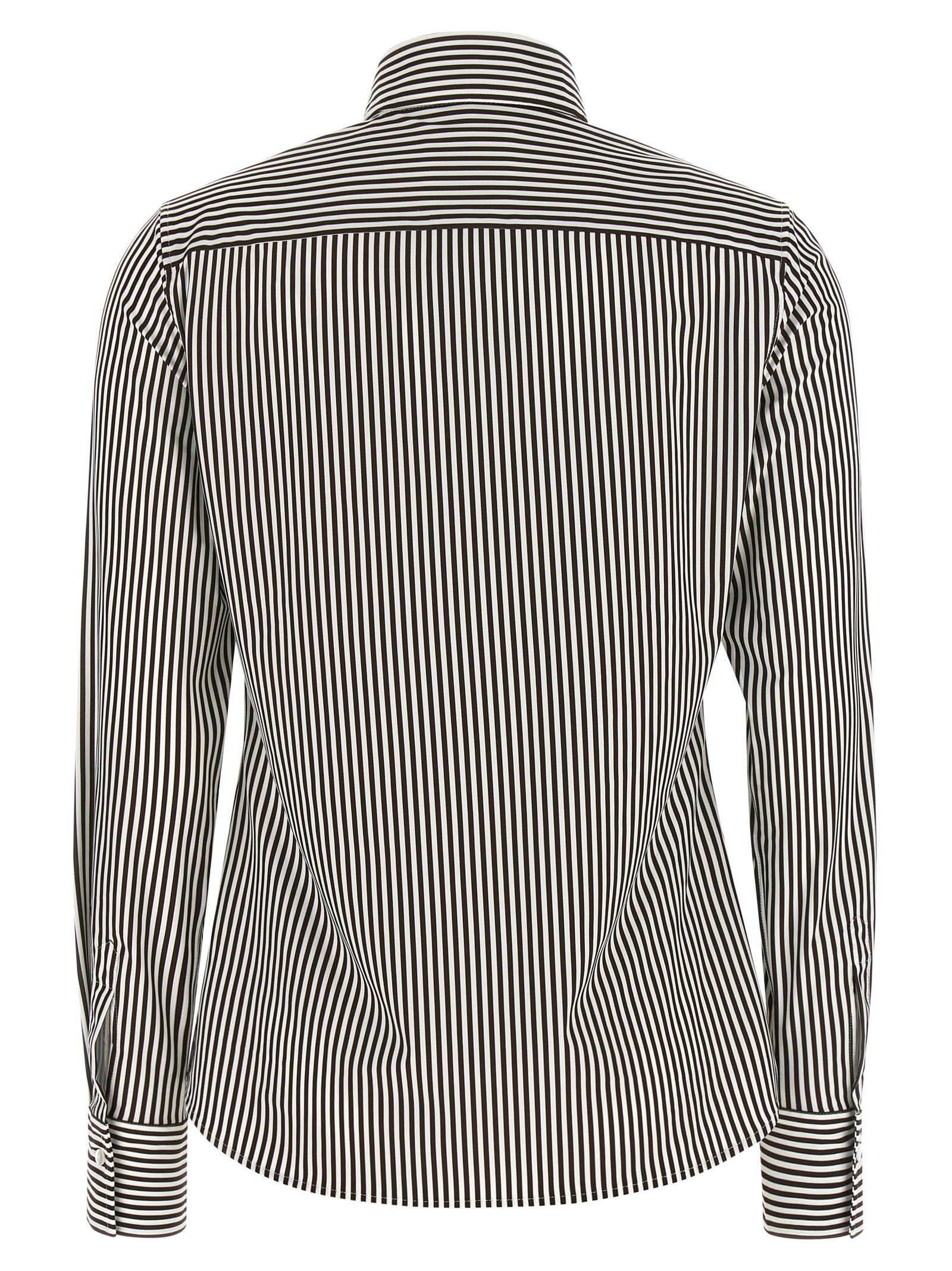 XACUS Zweifarbige Polyamid-Bluse