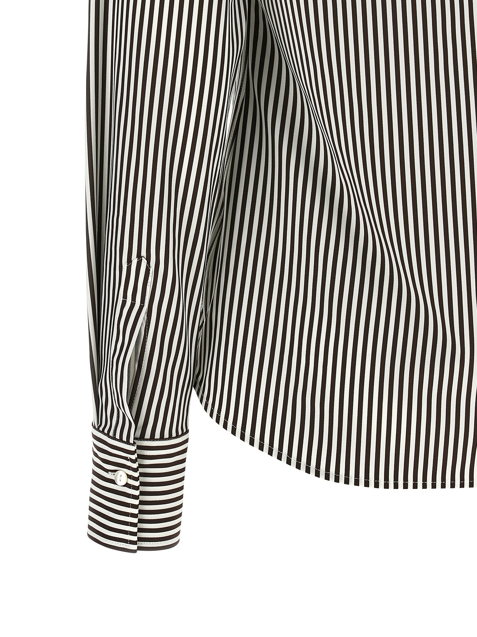 XACUS Zweifarbige Polyamid-Bluse