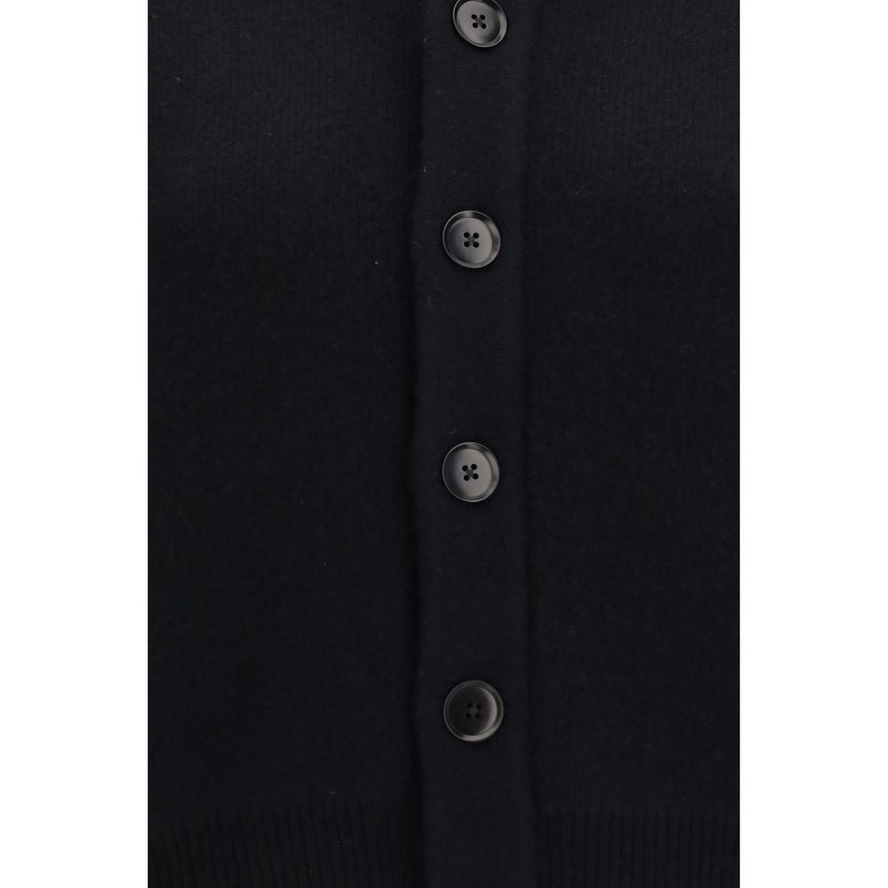 Extreme Cashmere Schwarzer Kaschmir-Cardigan