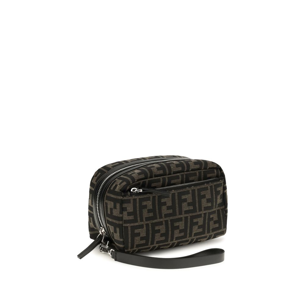 Fendi Brauner Polyester Kragen