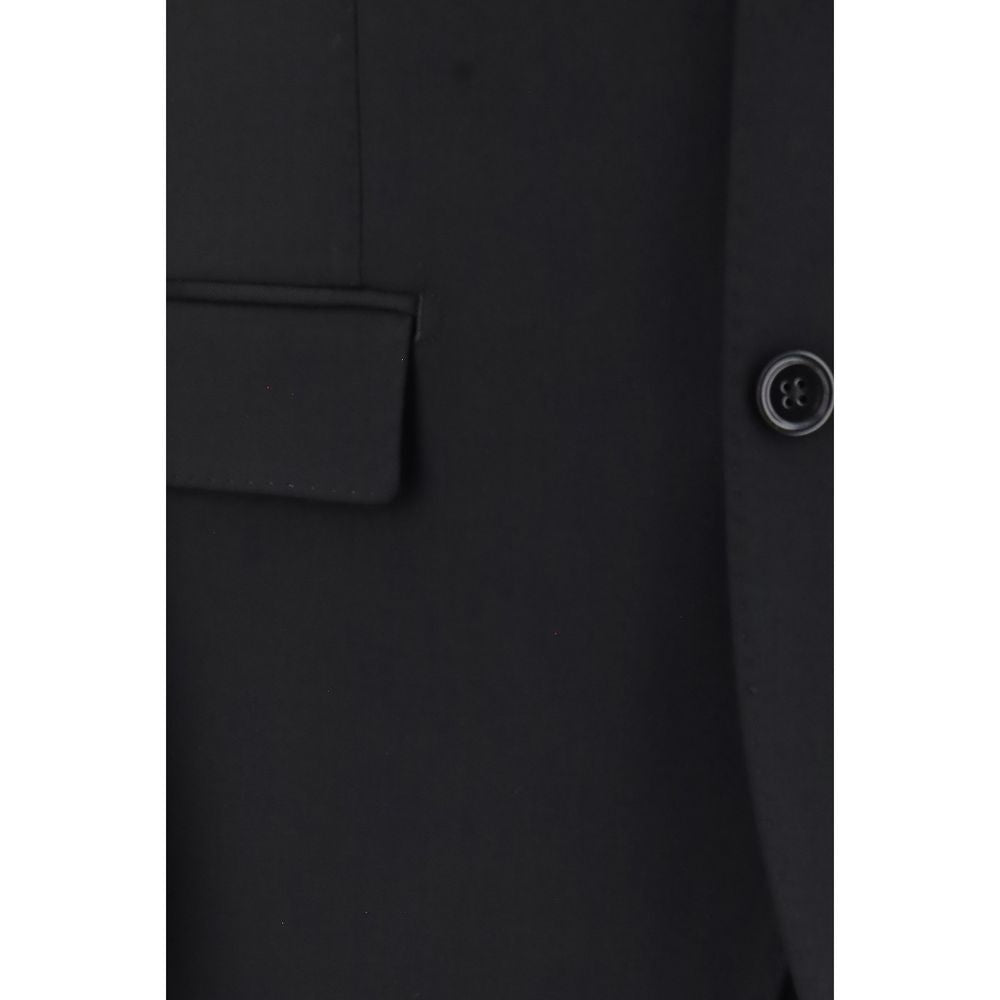 Dolce & Gabbana Anzug Aries aus schwarzer Wolle, zweiteilig