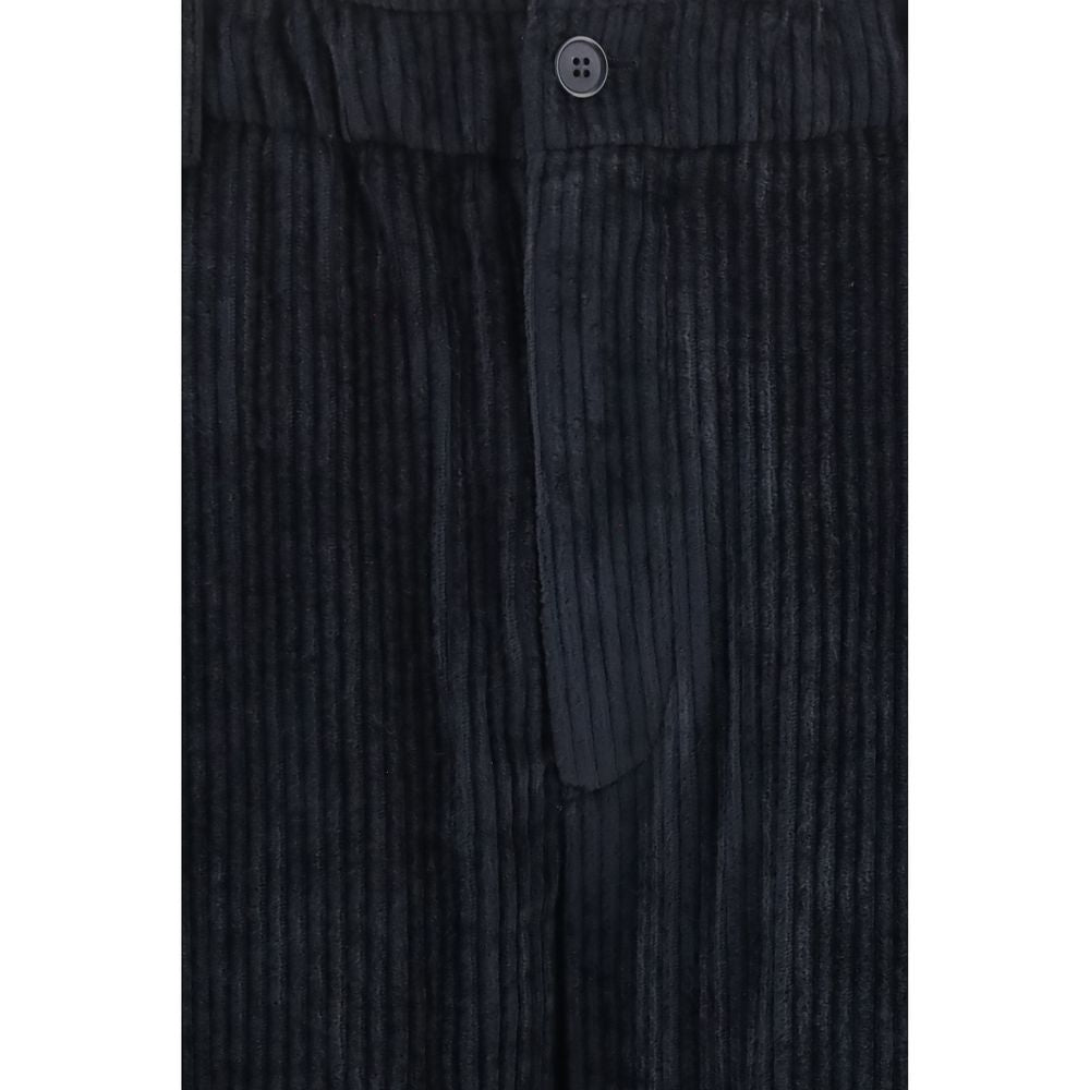 Giorgio Armani Schwarze Freizeithose aus Viskose