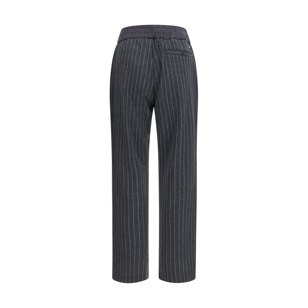 Herno Graue Baumwoll-Freizeithose