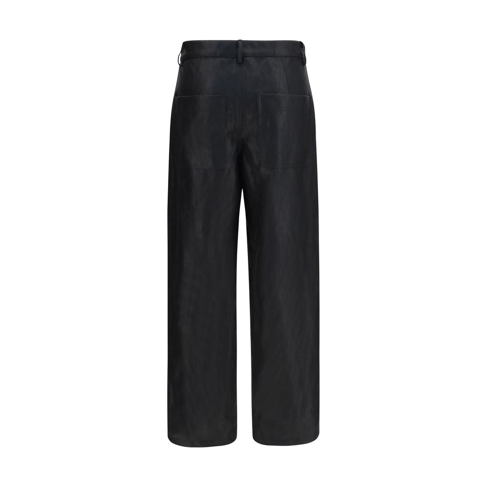 Kristina Ti Schwarze Freizeithose aus Polyester